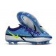 Nike Phantom GT2 Elite FG Sapphire Volt Gris Brouillard Bleu