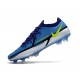 Nike Phantom GT2 Elite FG Sapphire Volt Gris Brouillard Bleu