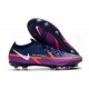 Nike Phantom GT2 Elite FG Bleu Marine Blanc Violet