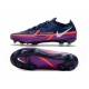 Nike Phantom GT2 Elite FG Bleu Marine Blanc Violet