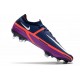 Nike Phantom GT2 Elite FG Bleu Marine Blanc Violet