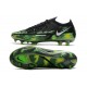 Nike Phantom GT2 Elite FG Noir Platine Métallique Vert Strike