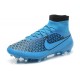 2015 Chaussures Football Magista Obra FG Pas Cher Noir Bleu