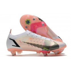 Nike Mercurial Vapor 14 Elite SG Pro Nike Mercurial Vapor XIV Elite SG-Pro Blanc Noir Carmin Rose