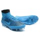 2015 Chaussures Football Magista Obra FG Pas Cher Noir Bleu