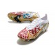 Nike Mercurial Vapor 14 Elite SG Pro Blanc Or Rouge Bleu