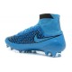 2015 Chaussures Football Magista Obra FG Pas Cher Noir Bleu