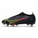 Nike Mercurial Vapor 14 Elite SG Pro Black x Prism - Noir Jaune Rouge