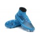 2015 Chaussures Football Magista Obra FG Pas Cher Noir Bleu