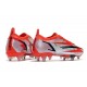 Nike Mercurial Vapor 14 Elite SG Pro Rouge Piment Noir Fantôme Orange