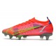 Nike Mercurial Vapor 14 Elite SG Pro Rubis Argent Metallique