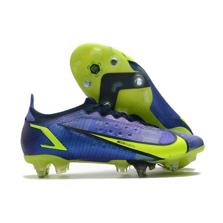 Nike Mercurial Vapor 14 Elite SG Pro Sapphire Volt Bleu