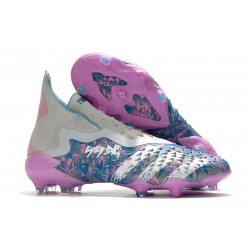 adidas Predator Freak + FG/AG Gris Bleu Rose