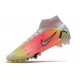 Nike Mercurial Superfly 8 Elite AG Pro Blanc Rose Jaune