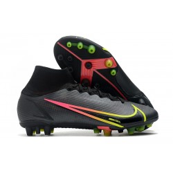 Nike Mercurial Superfly 8 Elite AG Pro Black x Prism - Noir Cyber