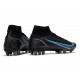 Nike Mercurial Superfly 8 Elite AG Pro Noir Gris Acier