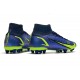 Nike Mercurial Superfly 8 Elite AG Pro Sapphire Volt Bleu