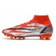 Nike Mercurial Superfly 8 Elite AG Rouge Piment Noir Fantôme Orange