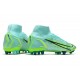 Nike Mercurial Superfly 8 Elite AG Pro Dynamique Vert Citron