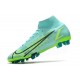 Nike Mercurial Superfly 8 Elite AG Pro Dynamique Vert Citron