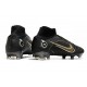 Nike Mercurial Superfly 8 Elite FG Noir Or Métallique Argent Métallique