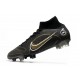 Nike Mercurial Superfly 8 Elite FG Noir Or Métallique Argent Métallique