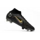 Nike Mercurial Superfly 8 Elite FG Noir Or Métallique Argent Métallique