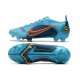 Nike Mercurial Vapor XIV Elite FG Bleu Chlorine Orange Laser Marina