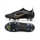 Nike Mercurial Vapor 14 Elite SG Pro Noir Or Métallique Argent Métallique