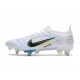 Nike Mercurial Vapor 14 Elite SG Pro Ballon Gris Bleu Foncé