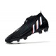 adidas Predator Edge+ FG Crampons Noir Blanc Rouge Vif