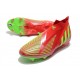 adidas Predator Edge+ FG Crampons Rouge Vert