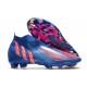 adidas Predator Edge+ FG Crampons Bleu Rouge