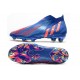 adidas Predator Edge+ FG Crampons Bleu Rouge