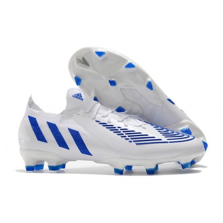 adidas Predator Edge.1 Low Cut FG Blanc Bleu Hi Res