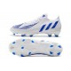 adidas Predator Edge.1 Low Cut FG Blanc Bleu Hi Res