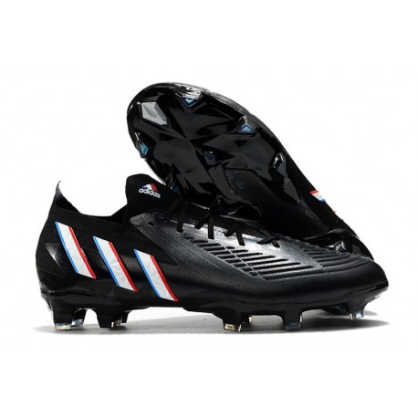 adidas Predator Edge.1 Low Cut FG Noir Blanc Rouge Vif