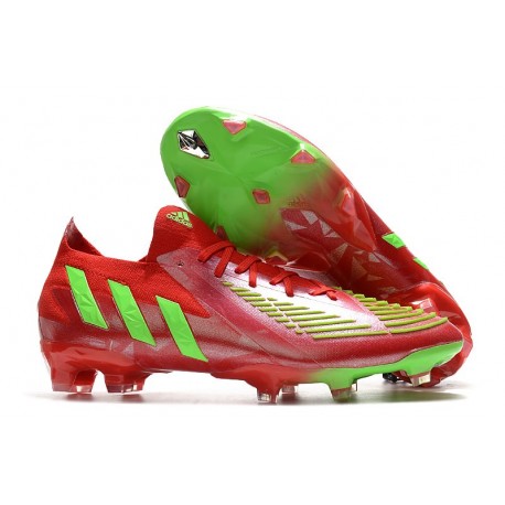 adidas Predator Edge.1 Low Cut FG Rouge Vert