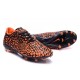 Chaussures De Foot Hommes - Nike Hypervenom Phantom Prem FG - Orange Noir