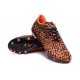 Chaussures De Foot Hommes - Nike Hypervenom Phantom Prem FG - Orange Noir