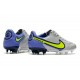 Crampons Nike Tiempo Legend 9 Elite FG Gris Brouillard Volt Sapphire