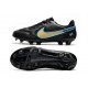 Crampons Nike Tiempo Legend 9 Elite FG Noir Or Jaune