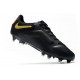 Crampons Nike Tiempo Legend 9 Elite FG Noir Gris Foncé Métallique Anthracite