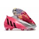 adidas Predator Edge+ FG Crampons LZ+ Solar Rose Noir Blanc