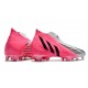 adidas Predator Edge+ FG Crampons LZ+ Solar Rose Noir Blanc