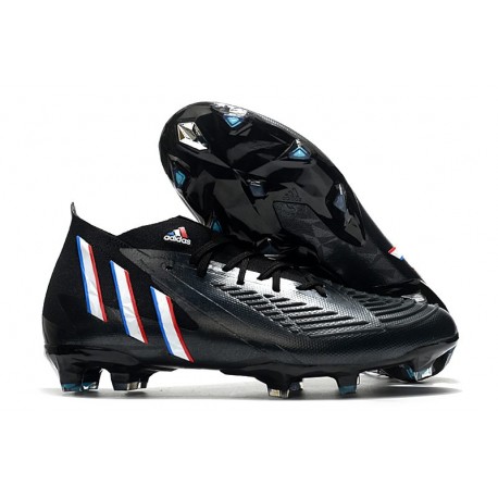 Neuf adidas Predator Edge.1 FG Noir Blanc Rouge Vif