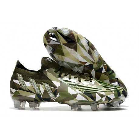 adidas Predator Edge.1 Low Cut FG Swarovski - Vert Argenté Vert ÉDITION LIMITÉE