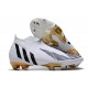 adidas Predator Edge+ FG Crampons Blanc Or Noir