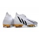 adidas Predator Edge+ FG Crampons Blanc Or Noir