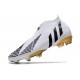 adidas Predator Edge+ FG Crampons Blanc Or Noir